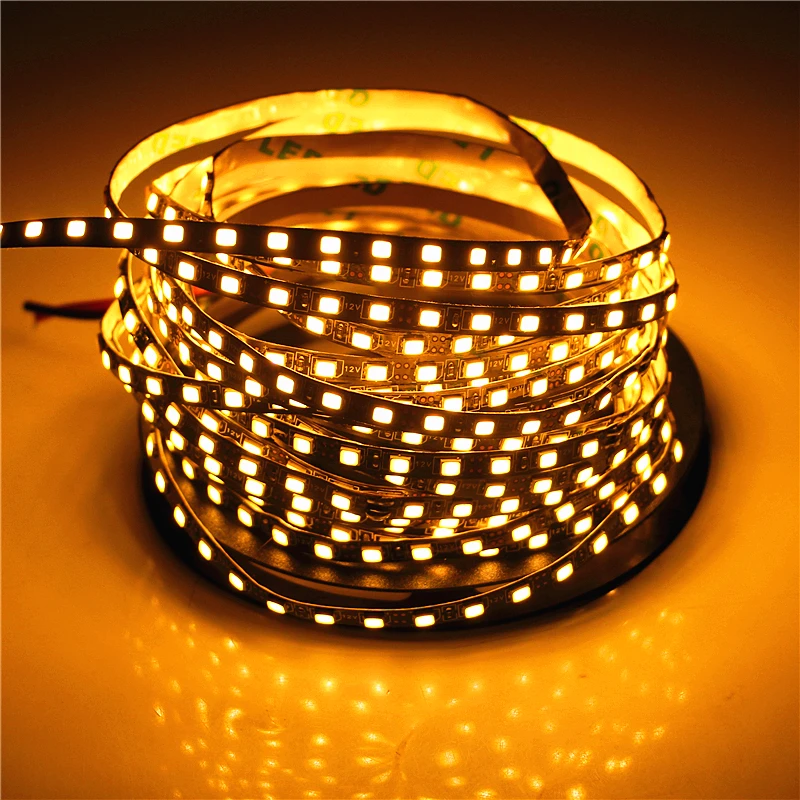 Лента светодиодная узкая 5 мм 2835 SMD м 120 светодиодов на метр 12 В постоянного