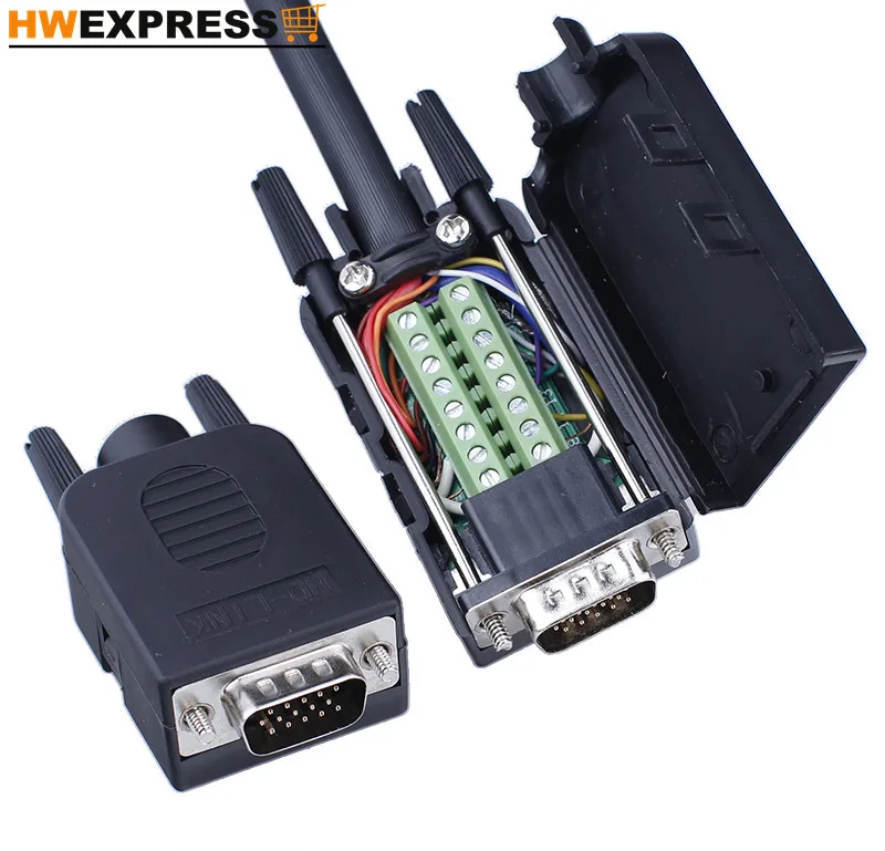 VGA избежать сварочной головки DB15 3Row 15 иглы общий головы мать глава graphoscope разъем