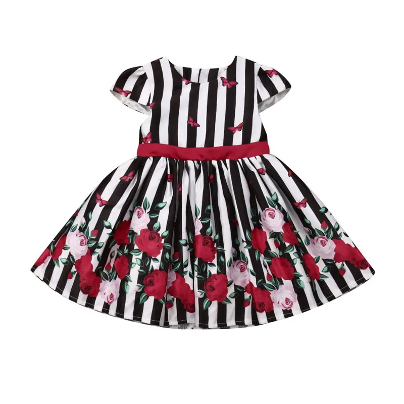 Formal Party Kids Baby Girls Princess Dress Back Hollow Out Big Bow Flower Wedding Girl Tulle Tutu Ball Gown 1-7Y | Детская одежда и