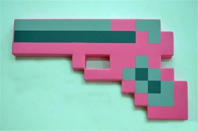 1 шт. Minecraft Игрушечные лошадки Пена Меч Пикакс пистолет Модель eva реквизит оружие