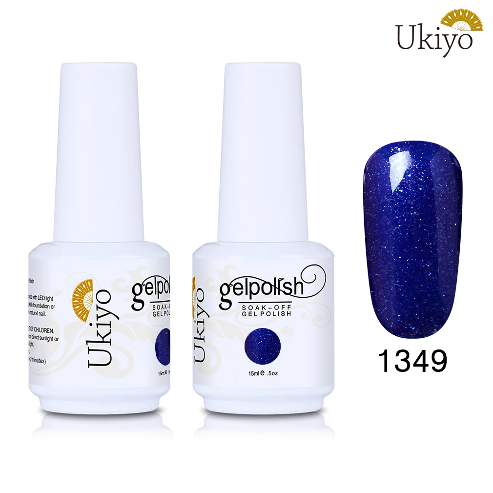 1349 Ukiyo 15 мл Лак для ногтей 170 великолепный цвет Гель-лак для ногтей Vernis полуперманентное верхнее покрытие Базовое покрытие гель-лаки для ногтей Гель-лак - Цвет: 1349
