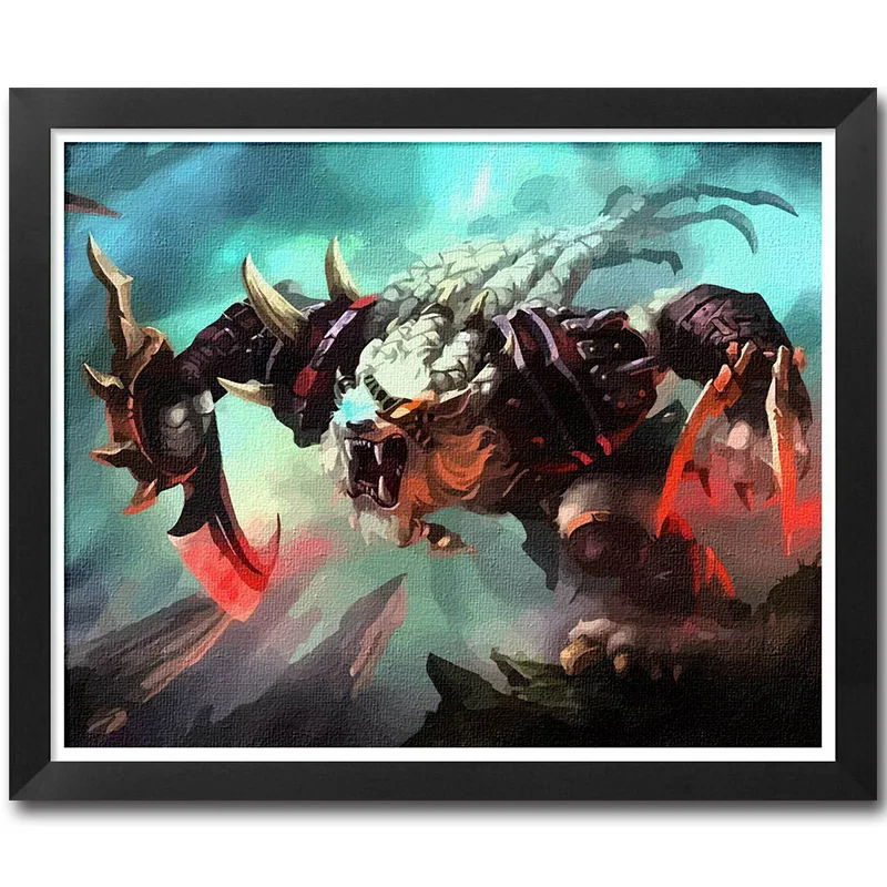 MaHuaf-A1372 Лол Игры Искусства картина раскраски по номерам на холсте Сделай сам