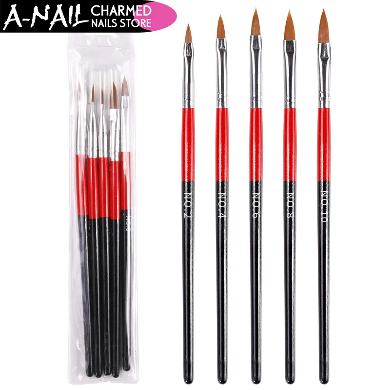 Новинка 2017 года 5 шт./компл. акриловый Фрезер для ногтей cо шлифовальными арт