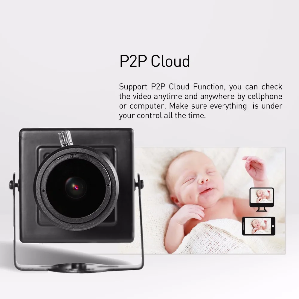 H.265 HD 1080P 2 8 12 мм ручная зум объектив IP камера 2.0MP металлическая внутренняя мини