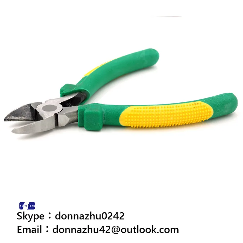 1 шт. Американский косой рот плоскогубцы Цуй двухцветный ручка|handle|pliershandle color |