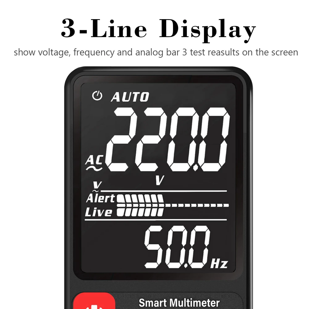 Цифровой мультиметр ADMS7CL True RMS умный измеритель напряжения