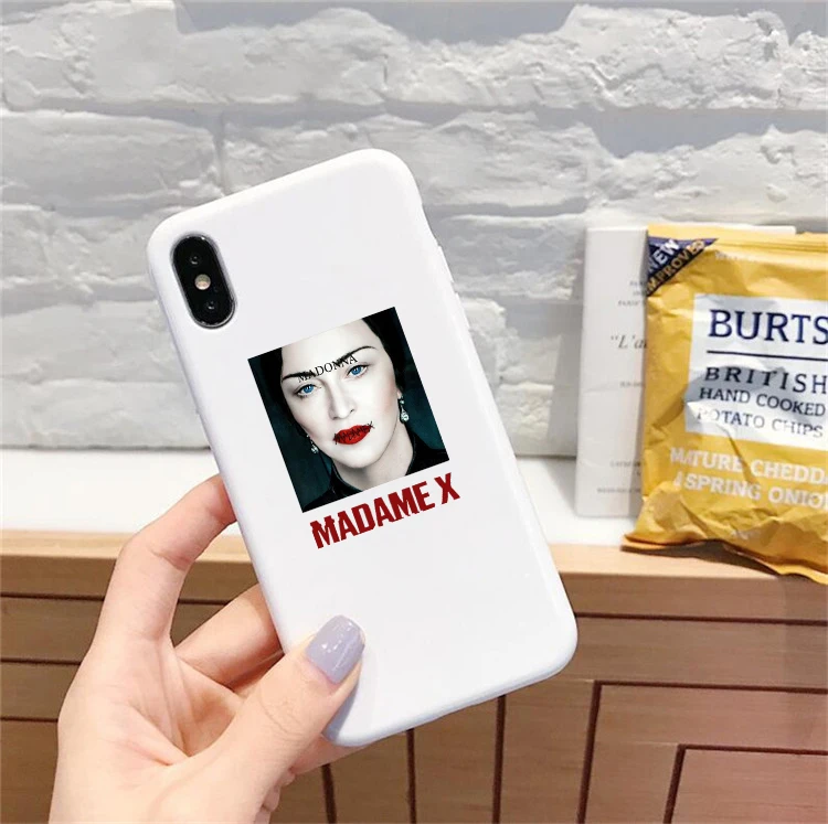 Чехол для телефона madonna madame x для iPhone X 7 Plus XS 10 чехол силиконовый чехол для телефона для iPhone 6S 8 6 Plus XS Max 11 чехол s - Цвет: BHSR-22111