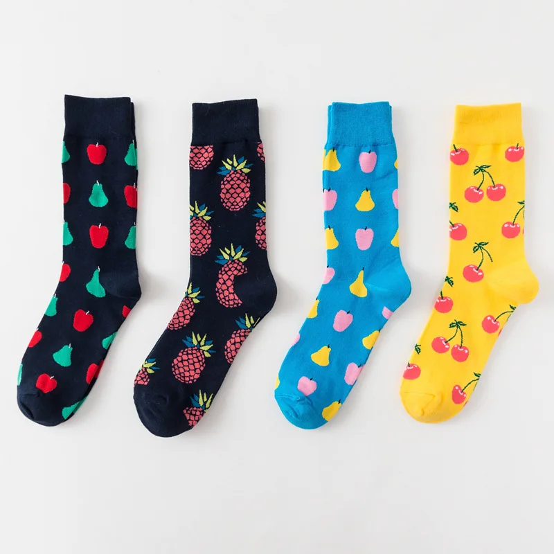 2019 New Arrival Harjuku Cartoon fruit socks kawaii Woman Funny happy For Women Art Student Sock calcetines tobilleros mujer | Женская
