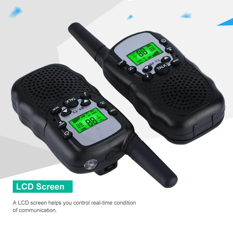 2 шт. мини рация Retevis UHF 462-467 МГц ЖК-экран ручка двухсторонняя радиостанция приемопередатчик коммуникатор 22 канала