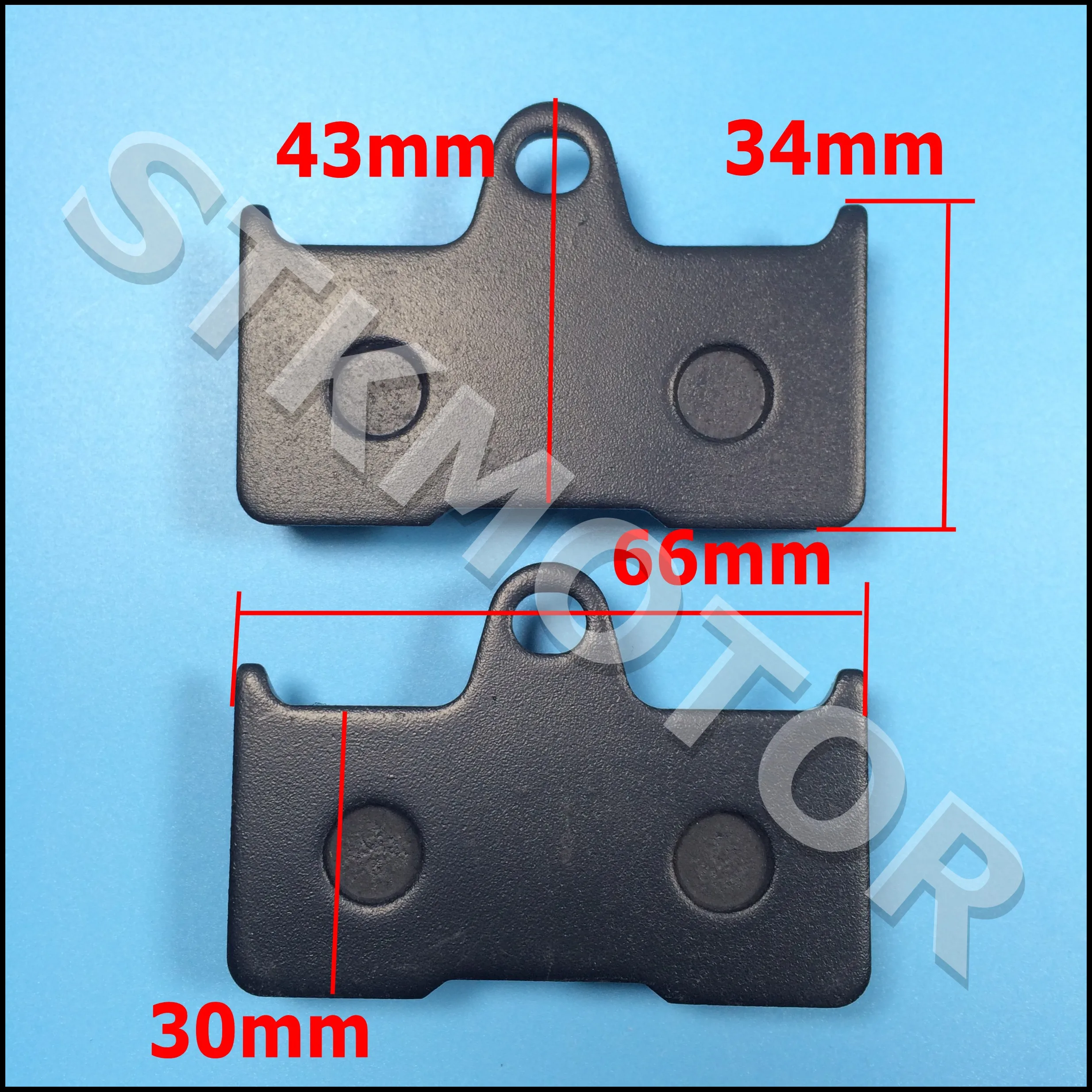 Задние тормозные колодки для YAMAHA Гризли 660 YFM660F 2002 2003 2004 2005 2006 2007 2008 - купить по