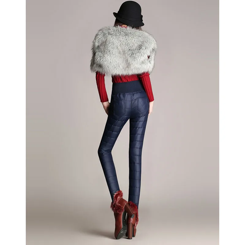 Брюки карандаш женские с хлопковой подкладкой и высокой талией батальных