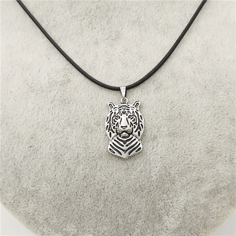 Wholesale Fashion Retro Power Tiger Pendant Necklace For Women Cute Tiny Head Vintage Jewelery Choker | Украшения и аксессуары