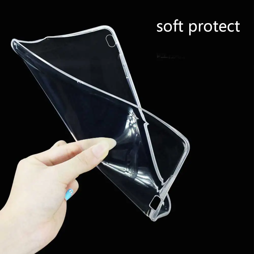 TPU Clear Высокое качество, чехол из искусственной кожи для нового iPad Pro 11 a1989 A80, Тонкий Магнитный чехол-книжка с функцией автоматического сна+ пленка+ ручка - Цвет: TPU Clear