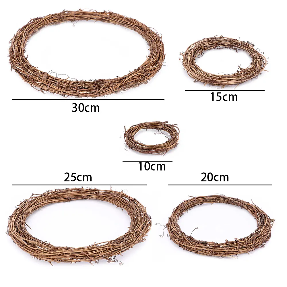 1 шт. 10 30 см свадебные украшения венки из ротанга вечерние венки|Венки и гирлянды| |