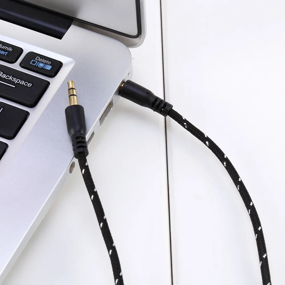 3 фута 1 м 3,5 мм штекер в штекер стерео с разъемом AUX кабель Шнур для AUX MP3 для iPod автомобиля для iPhone ТВ телефон адаптер