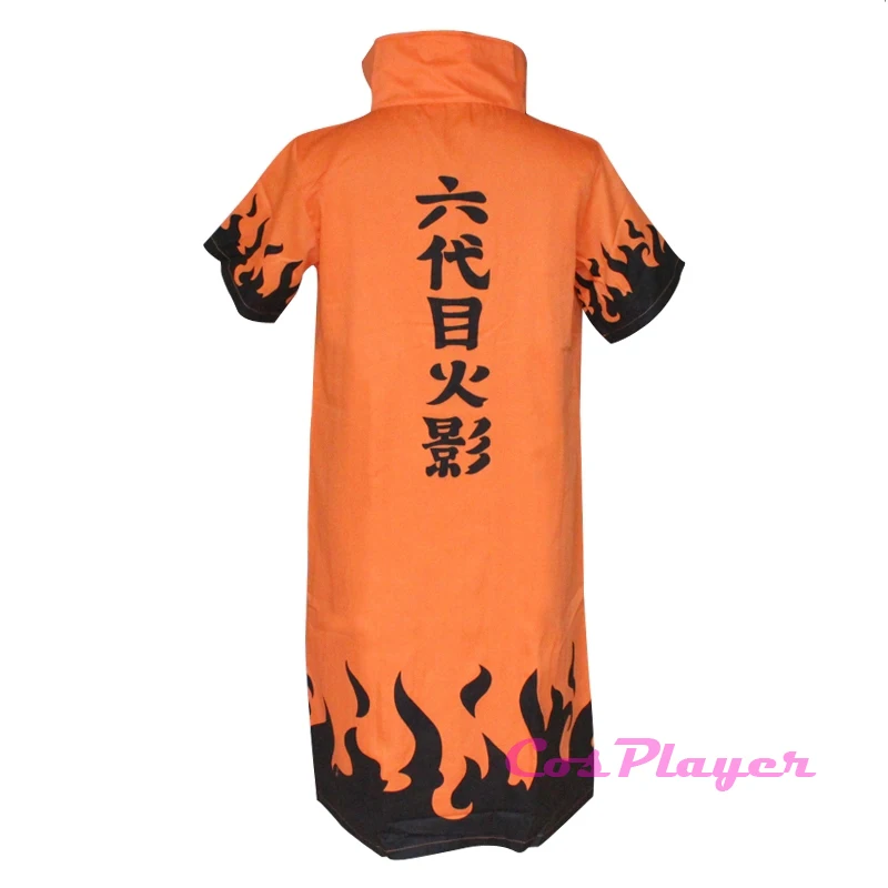 KIGUCOS аниме манто Наруто 6-го Хокаге костюм для косплея Узумаки плащ | Тематическая
