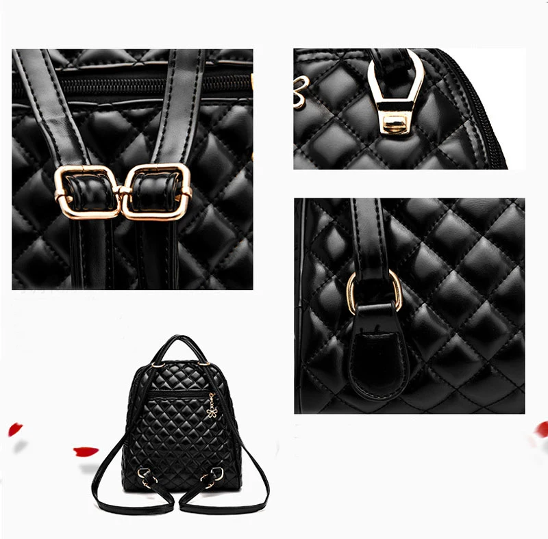 Rusoonnic женский рюкзак высокого качества из искусственной кожи Mochila Feminina кожаные рюкзаки женские школьные сумки mochilas mujer