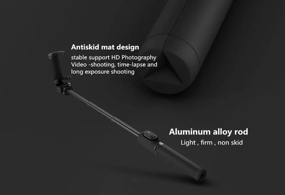 Xiaomi селфи палка штатив Ручной мини складной 2 в 1 монопод Bluetooth беспроводной пульт дистанционного спуска затвора для iPhone и Android телефон