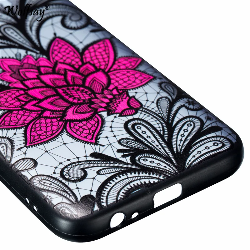Sexy Flower Case sFor Samsung Galaxy J2 Core Retro Lace Pattern Phone For Plastic Shell |