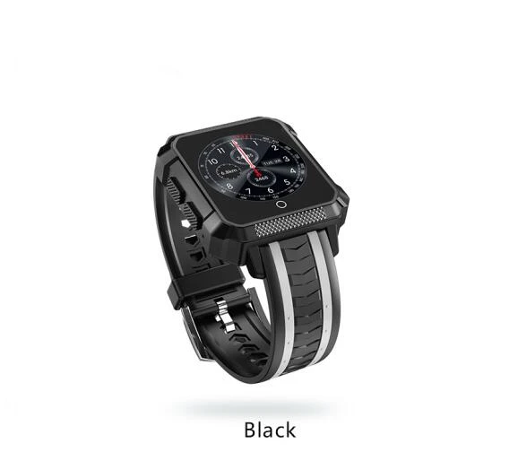 black Смарт-часы H7 Android 6,0, 1 Гб+ 8 Гб, Bluetooth 4,0, wifi, 4G, умные часы, мужские наручные часы с поддержкой МП, шагомер, gps карты - Цвет: black