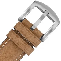 light brown silver Fullmosa Yola 4 цвета из блестящей черной кожи, ремешок для наручных часов старинный браслет быстроразъёмное соединение ленточная 18 мм/20 мм/22 мм - Цвет ремешка: light brown silver
