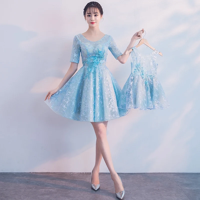 Свадебное платье для мамы и ребенка одежда меня летние платья дочки с цветочным