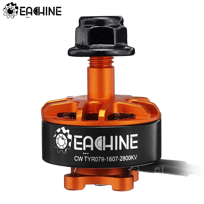 Черный Eachine Tyro79 3 дюйма DIY версия с видом от первого лица запасная деталь для радиоуправляемого дрона 1607 2800KV 2-4S бесщеточный двигатель - Цвет: Черный