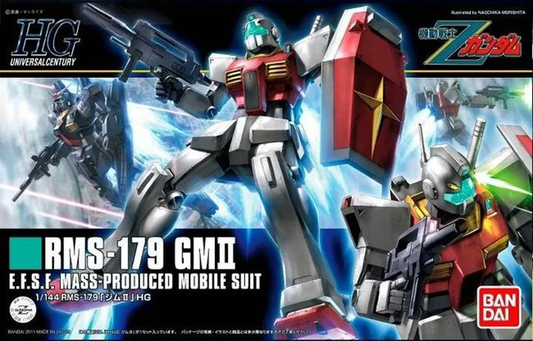 Bandai Gundam 71630 HGUC 131 1/144 RMS 179 GM II мобильный костюм сборки модель Наборы фигурки