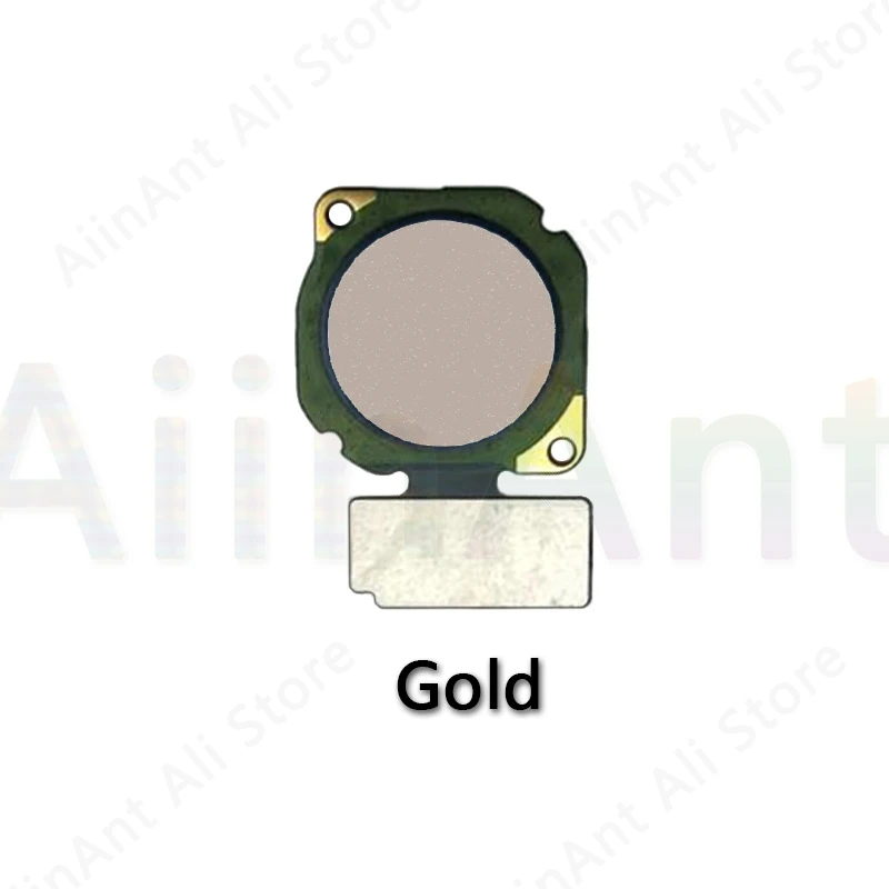 Gold Кнопка возврата домой сенсорный ID отпечатков пальцев шлейф датчика гибкий кабель для Huawei Mate 10 Lite сенсор отпечатков пальцев Flex - Цвет: Gold