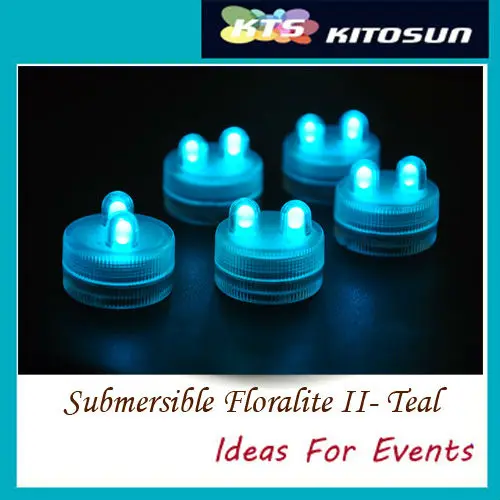 100pcs/lot  LED SUBMERSIBLE Floralyte II Lights Wedding decor waterproof candle led light