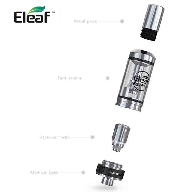 Eleaf GSTurbo 1 8 мл емкость Регулируемый Воздушный Распылитель подходит для iStick Trim Kit |