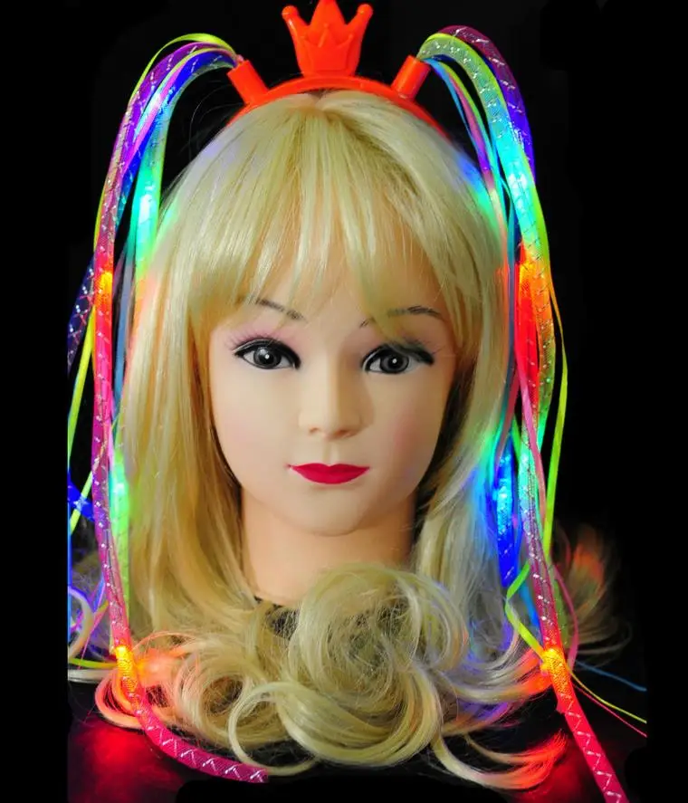 Повязка на голову со светодиодной подсветкой для вечеринки праздничный костюм