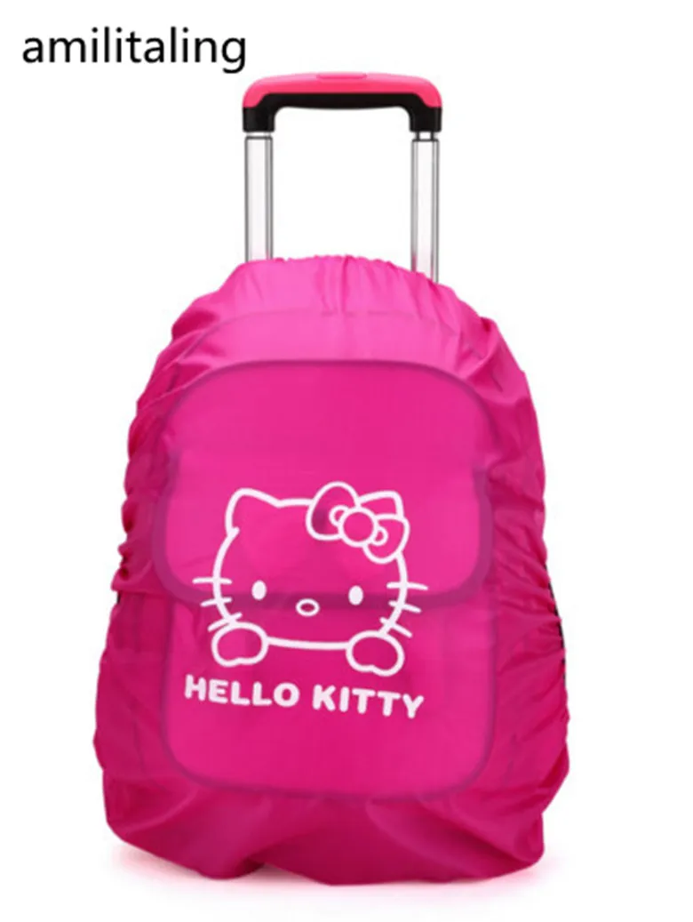 Новая Водонепроницаемая школьная сумка Hello Kitty дождевик для путешествий на улицу