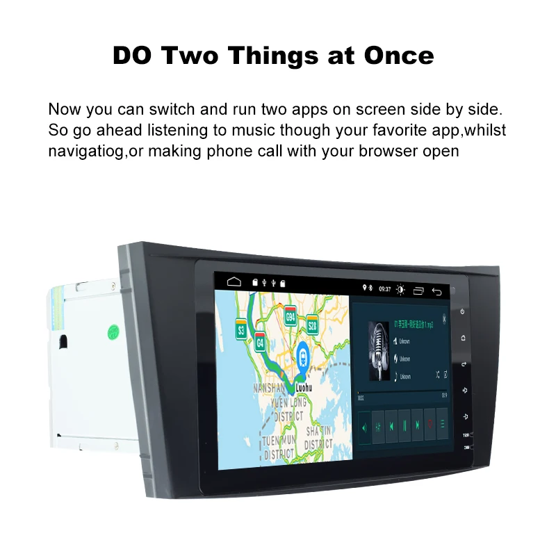 IPS 2din Android 9.0 Car DVD Multimedia For Mercedes Benz E-class W211 E200 E220 E300 E350 E240 E270 E280CLS CLASSW219 GPS Radio |