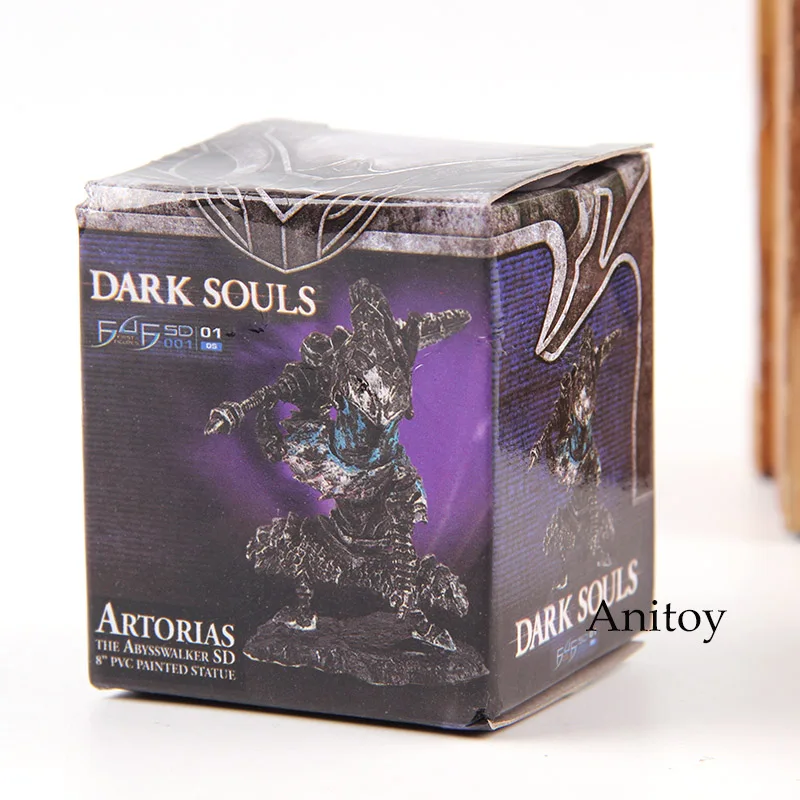 with box Dark Souls 3 Artorias The Abysswalker SD 001 ПВХ мини-Статуэтка фигурка Коллекция Модель игрушки - Цвет: with box