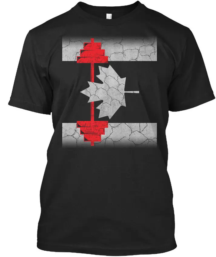 Взвешивание Канада Флаг подарок футболка странные вещи o образным вырезом