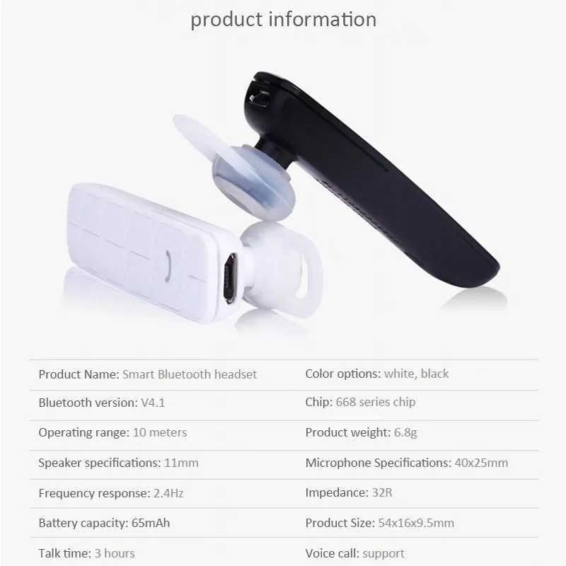 Мини M1 Беспроводной Bluetooth наушники Бизнес наушников Спорт Бег гарнитуры громкой