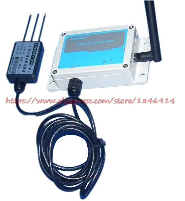 Бесплатная доставка беспроводной датчик влажности почвы SZ2801C ZIGBEE на