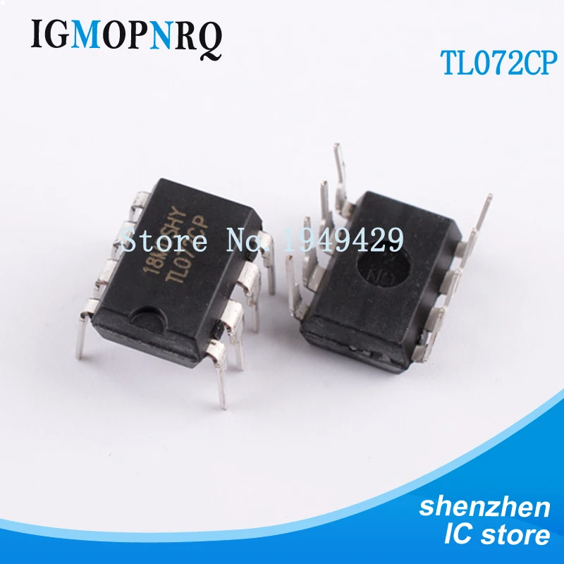 10 шт. TL072CP DIP8 TL072 Рабочий Усилитель op amp JFET вход низкий уровень шума Новинка|op amp|noise