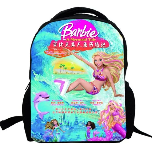 Рюкзак с русалочкой для девочек 15 дюймов двухслойный на заказ | Багаж и сумки