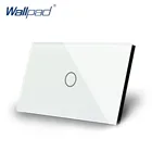 Регулятор скорости вентилятора Wallpad USAU стандартный сенсорный переключатель AC 110  250 В сенсорный переключатель Белый настсветильник ель 110-250 В