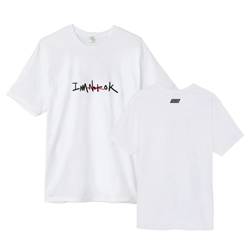 Альбом ikon в летнем стиле новая детская футболка с надписью i'm ok same круглым