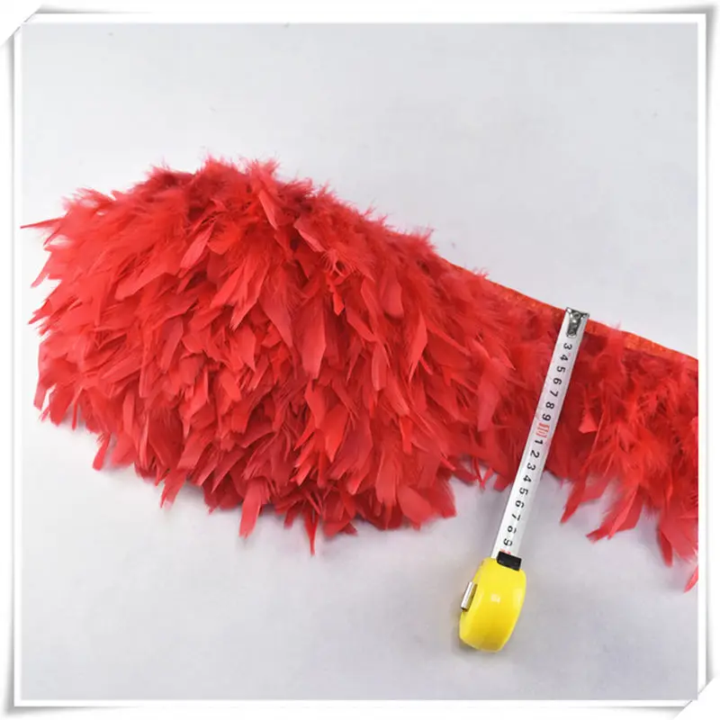 Новинка 10 ярдов/партия турецкое перо бахрома отделка 10-15 см chandelle marabou перья для