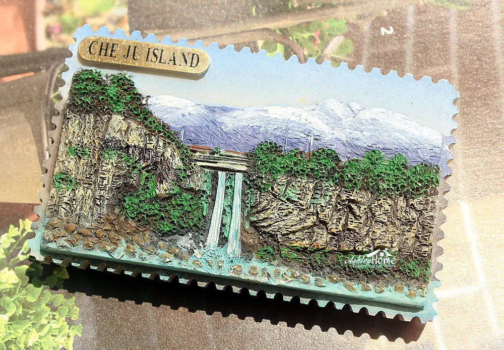 Остров джеджу Южная Корея туристический сувенир для путешествий 3D декоративный