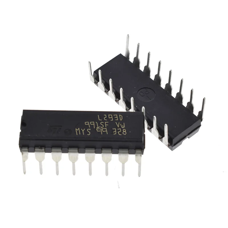 5 шт. L293 L293D DIP DIP16 DIP-16 IC драйвер двигателя Чип PAR PusH Pull 4 четырехканальный модуль микросхемы