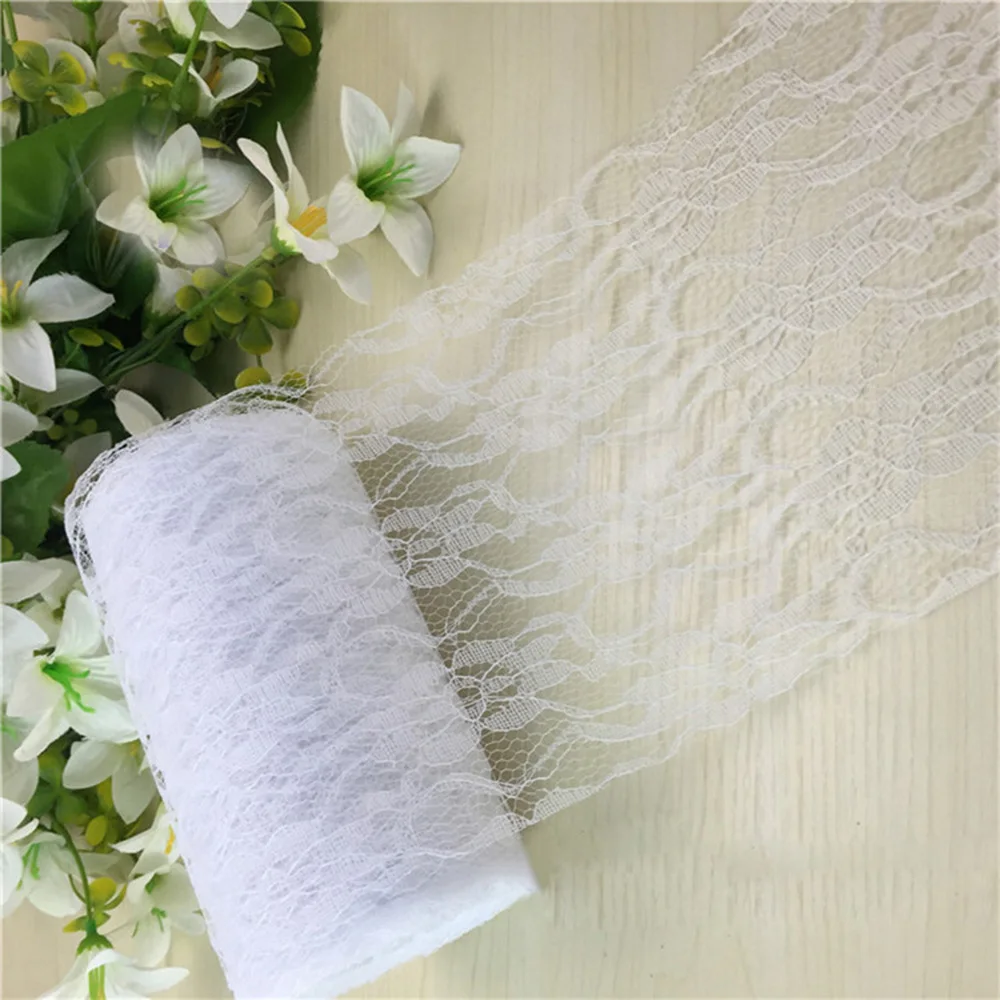 22M/Roll Vintage Lace Netting Fabric Tulle Roll For Tutu Skirt Table Runner Chair Sash DIY Wedding Party Arts Christmas Decor | Дом и сад