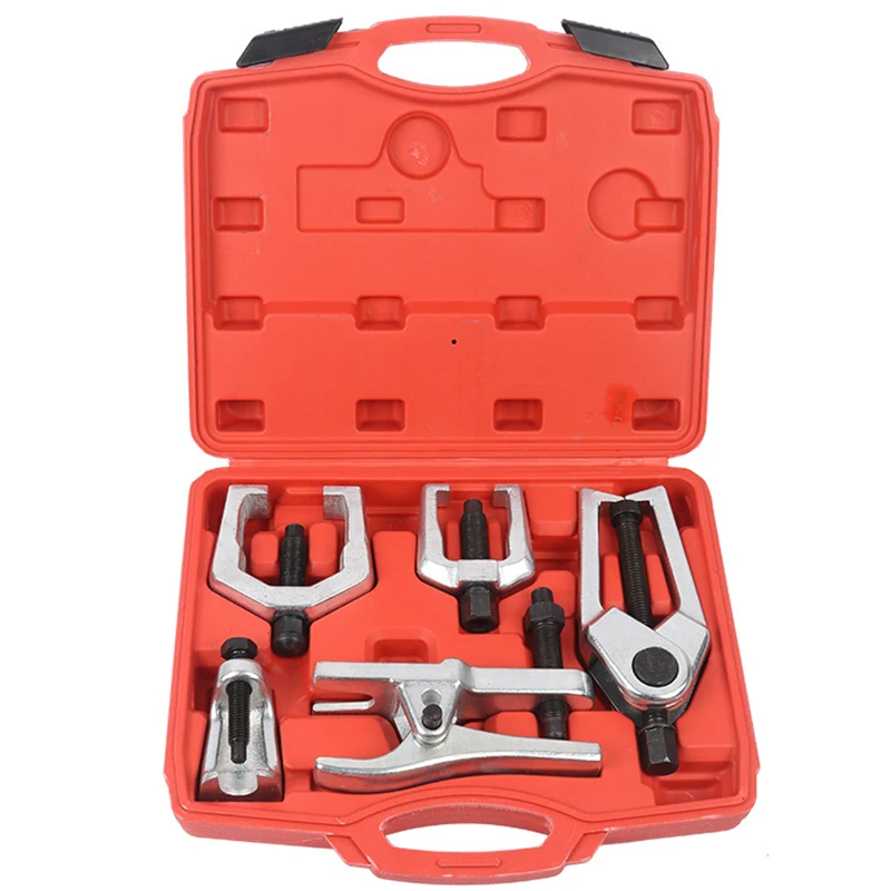 5 in 1 Front End Service Tool Kit Ball Joint Tie Rod Pitman Arm Puller Removers Ball Head Extractor Car Repair Tools