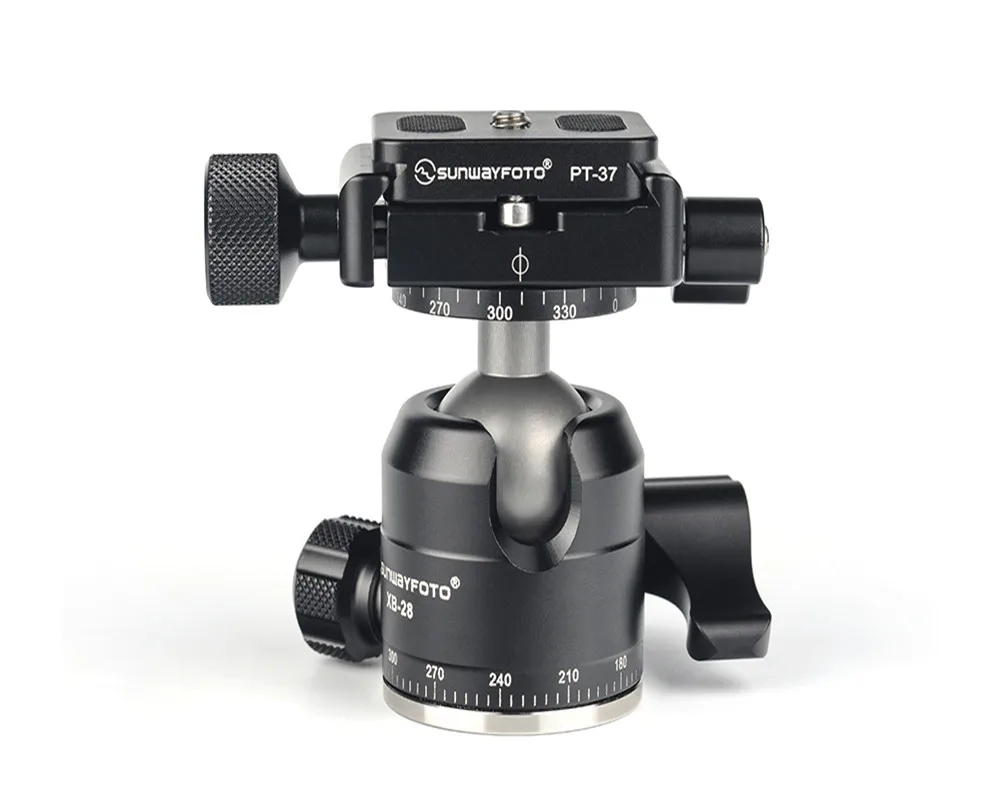 SUNWAYFOTO XB 28 II Мини двойные панорамные Шаровые Головки с низким гравитационным