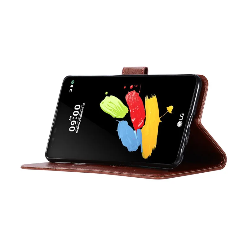 Роскошный чехол книжка из искусственной кожи с 3D рисунком совы для LG Stylus 2 / Stylo2 Plus