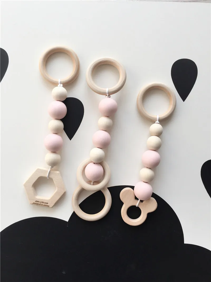 

Nordic Baby aby Gym With Accessories & Play Gym Toys Set Frame Nursery Decor Montessori Sensory Toy Baby Teether Charm Pendent